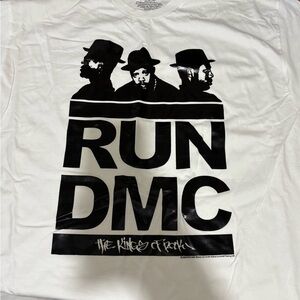 RUN DMC Kings of Rock Graphic Tee - White